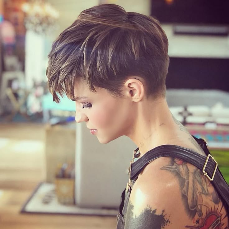 Edgy Messy Short Pixie Cut