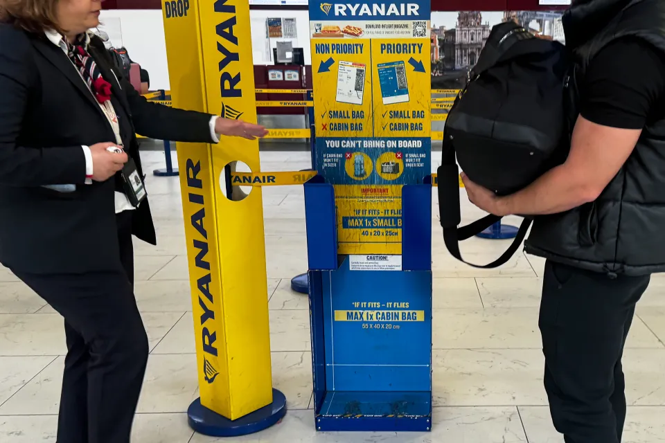 Ryanair Cabin Bag Size