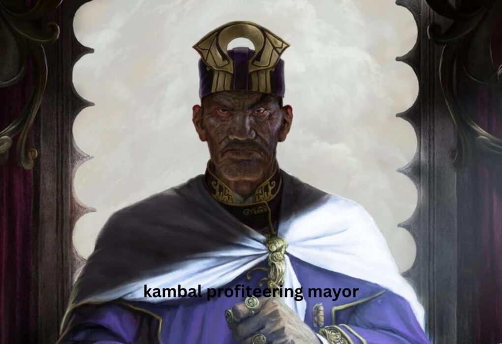 Kambal, Profiteering Mayor