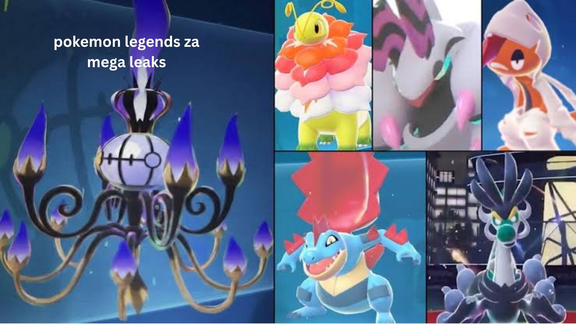 Pokémon Legends Z-A Mega Leaks